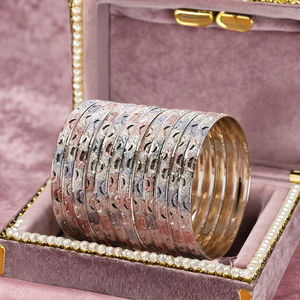 ชุดกำไลข้อมือ3สีทำจากทองเหลือง3สีทันสมัย - Product Image 3