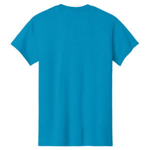T-shirt Homme Oversize Col Montant Écologique 100% Coton Couleurs Personnalisées Saphir 2025 Épaules Tombantes Style Streetwear - Product Image 2