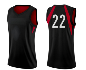 Maillot de basketball réversible personnalisé, dernière conception, best-seller, en mesh respirant, uniforme sportif, transfert thermique, grandes tailles - Product Image 3