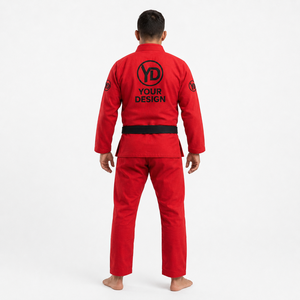 Uniforme de BJJ Personalizado para Hombre, 100% Algodón, Tejido Perlado, Kimono de Entrenamiento, Impresión por Transferencia de Calor, OEM ODM, Ropa de Artes Marciales, Jiu Jitsu - Product Image 3
