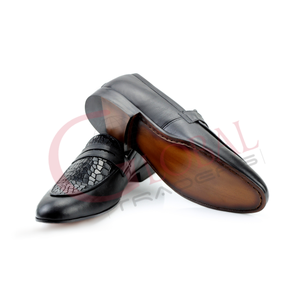 ODM Stylish Slip-on <b>Man</b> Loafers Leather <b>Dress</b> Shoes Handmade Slip-on Male Business Office Shoes Leather - Product Image 4