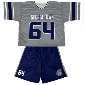 Unisex Adult Lacrosse Jersey Set Polyester Football Uniform Quick Dry Lightweight Custom Logo Teamwear - Product Image 5