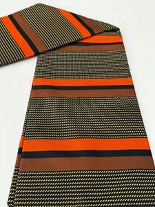 Tela de algodón con estampado de cera africana de Siyara Leone, taparrabos personalizados de alta calidad con patrones vibrantes, perfecto para uso tradicional - Product Image 6