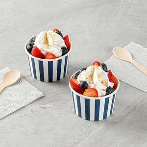 Vaso de Papel Impreso Personalizado 100% Biodegradable Directo de Fábrica para Postres, Helados y Otros Alimentos - Product Image 5