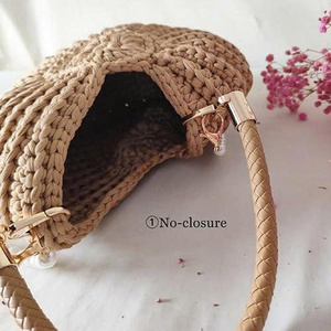 กระเป๋าถือแบบเกลียว กระเป๋าเสื้อยืดไหมพรม คละสีและออกแบบได้ตามต้องการ - Product Image 3