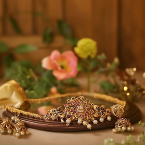 Fashion Jewelry Set Kemp Lakshmi Choker - Product Image 3
