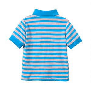 เสื้อเชิ้ตเด็กผู้ชายแขนสั้นคอปก ผ้าฝ้ายถัก 100% ระบายอากาศ แห้งเร็ว เป็นมิตรกับสิ่งแวดล้อม เหมาะสำหรับใส่ไปโรงเรียน ขายส่ง - Product Image 2