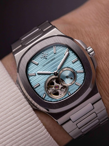 นาฬิกาข้อมือผู้ชายอัตโนมัติ รุ่น Alexander Ferros 6312S/13 ขนาด 40 มม. ตัวเรือนสแตนเลส สายแบบผีเสื้อ กระจกแซฟไฟร์ กันน้ำ ระบบจักรกล แสดงผลแบบอนาล็อก - Product Image 5