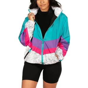 Conjunto de 2 Piezas de Chaqueta Cortavientos Impermeable para Mujer, Conjunto de Pantalones Cortos Transpirables de Secado Rápido - Product Image 4