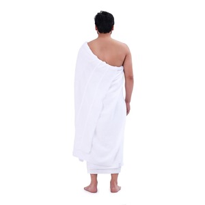Vestido Ihram de Algodón de Alta Calidad, Abaya Ligera, Transpirable y Duradera, Conjuntos para Hajj y Umrah, Estilo Elegante, Características Digitales, Verano, Hombre - Product Image 2