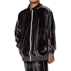 Conjuntos Deportivos de Terciopelo para Hombre y Mujer, Cómodos, Casuales, de Invierno, 100% Algodón, Transpirables, Tallas Grandes, de Dos Piezas - Product Image 2