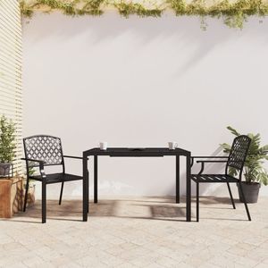 Ensemble de salle à manger de jardin anthracite - Product Image 1