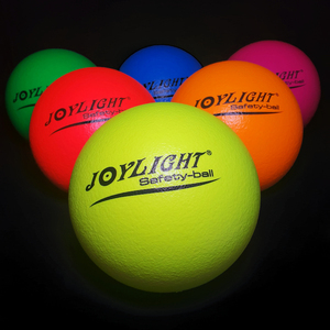 Dodgeball Jouet 6 pouces (152mm) UV Réactif Jaune PU Mousse Sport Style - Product Image 3