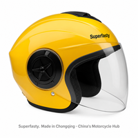 Casque de moto unisexe de luxe personnalisé en PP pour les trajets quotidiens, casque de moto de qualité supérieure, universel quatre saisons