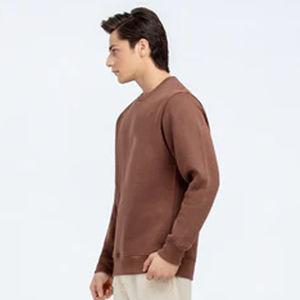 Sudadera de Forro Polar para Hombre, de Alta Calidad, con Logotipo Personalizado, Cuello Redondo, Anti-Pilling, Diseño Moderno 2025, Precios Económicos - Product Image 4