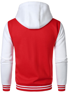 Veste de baseball varsity en coton tricoté pour garçons et filles, uniforme scolaire pour étudiants universitaires et lycéens, sweats à capuche et vestes - Product Image 2