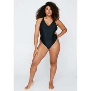 Traje de Baño de Una Pieza para Mujer, Ropa de Playa de Secado Rápido y Transpirable con Logotipo Frontal en Oferta - Product Image 3