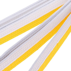 Cinturones de Karate para Artes Marciales al por Mayor 2026, Personalizados, 100% Algodón, Transpirables, de Secado Rápido, Servicio OEM, Cinturones de Entrenamiento de Alta Calidad - Product Image 6