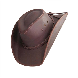 Chapeaux de cowboy vintage personnalisés en polyester pour hommes, nouveau style, à large bord, décontractés, pour toutes les saisons, voyage, pêche, haute qualité - Product Image 3
