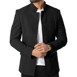Men's Traditional Bavarian Trachtenjanker <b>Jacket</b> Stand <b>Collar</b> German Alpine Janker Formal Oktoberfest Trachten <b>Jacket</b> - Product Image 4