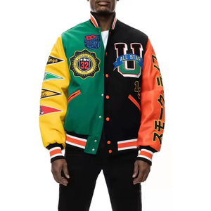 Top Quality Custom Chenille Patches Varsity <b>Jackets</b> Fashionable American School Uniform <b>Baseball</b> <b>jacket</b> <b>Men's</b> Winter <b>Jackets</b> - Product Image 1