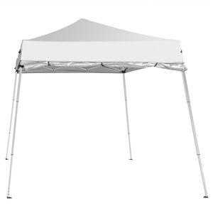 Gazebo Pop-Up Bianco 28,3m x 28,3m x 26m con Tettoia e Pergola - Product Image 2