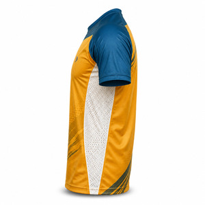 Own Design Sports Top Personalized Padel Teamwear Custom Team Jersey Wholesale Shirts Manufacturer Free Design - Product Image 1