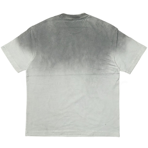 Camiseta de Manga Corta con Cuello Redondo y Estampado Tie-Dye para Hombre, Corte Regular, Tejido Informal, Diseño con Patrón Azul y Negro - Product Image 2