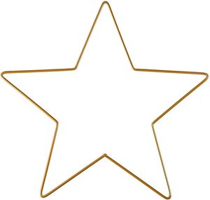 Golden Color Wired <b>Star</b> Decorative Christmas Tree <b>Hanging</b> Ornaments Supplies in Wholesale Price - Product Image 5