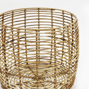 Table de camping pliante Comehome en rotin, design minimaliste, pour usage en villa - Product Image 5