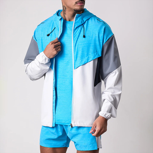Nouvelle Arrivée Survêtement Homme Hiver Uni à Capuche Coupe-Vent Décontracté Longueur Intégrale Respirant Écologique Séchage Rapide 100% Nylon - Product Image 1