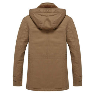 Chaquetas Cargo de Invierno para Hombre con Cuello Alto de Lona de Diseño de Alta Calidad, Chaquetas Cargo para Hombre con Diseño Elegante Personalizado - Product Image 3