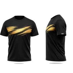 Camiseta de Punto Sólida Informal de Alta Calidad, Impresa con DTG, 100% Poliéster, 180 Gramos, Cuello Redondo, Manga Corta, Diseño Moderno - Product Image 2