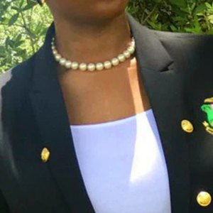 Blazer Negro Cruzado AKA para Mujer, Chaqueta Formal Inspirada en Hermandades, Elegante, Corte Entallado, Prenda Exterior Premium - Product Image 3