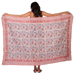 Falda de Playa Sexy de Verano para Mujer, Impresa de Alta Calidad, Transpirable, Tipo Pareo, Informal, Larga, para Usar con Bikini, Estilo Coreano - Product Image 2