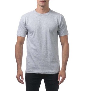 T-shirts d'été respirants pour hommes OEM, style urbain, manches courtes, prix abordable, couleur personnalisée, col rond, coupe ajustée, 100 % coton - Product Image 1