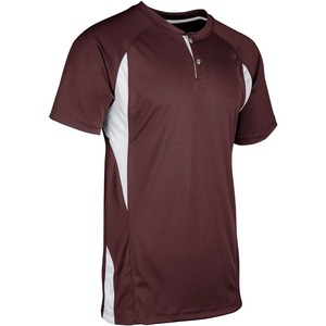 Custom Baseball Jersey <b>Men's</b> Button <b>Henley</b> Performance <b>Shirt</b> Quick Dry Polyester Softball Training Team Uniform - Product Image 6