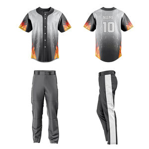 Uniformes de Béisbol Personalizados al por Mayor 2026, Traje de Club Sublimado de Alta Calidad para Hombre, Manga Larga, Transpirable - Product Image 2