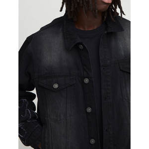 แจ็คเก็ตเดนิมผ้าฝ้ายพรีเมียม ออกแบบโลโก้ตามสั่ง รับผลิตแบบ OEM ODM เสื้อแจ็คเก็ตแฟชั่น - Product Image 3