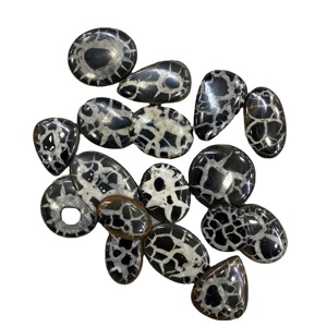 Piedra Negra Septeviana de Alta Calidad con Cambio de Color Natural, Cuentas de 18 mm para Accesorios de Joyería - Product Image 5