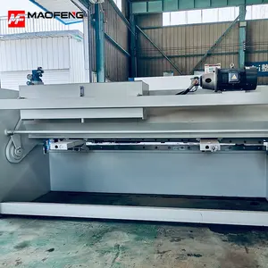 MAOFENG QC12Y/K ukuran besar 12*6000 tugas berat otomatis CNC mesin cukur hidrolik mesin pemotong logam lembaran