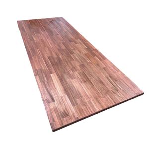 Encimeras de cocina de grado A álamo y acacia Acabado de aceite de cera de caoba Tableros articulados con dedos característicos - Product Image 2