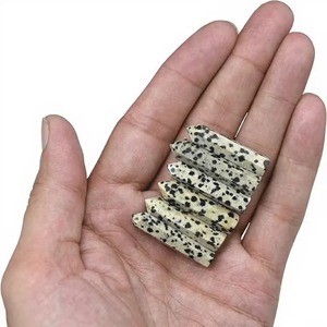 Puntas de cristal de piedras preciosas pulidas con patrón único en forma de lápiz para decoración del hogar Feng Shui, juego de artesanías - Product Image 2