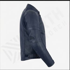 Veste de moto en cuir véritable pour homme de qualité supérieure, nouvelle arrivée, vestes de moto d'hiver, protections amovibles, personnalisables - Product Image 3