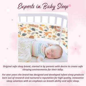 Protector de Barandilla para Cuna de Bebé, Transpirable, de Malla de Algodón, Marca East Coast Corp, Certificado CPC, Personalizable - Product Image 4