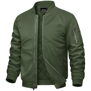 Chaqueta Bomber para Hombre, Ligera, de Invierno y Otoño, Tejido Suave, Ajuste Cómodo, Diseño Personalizado, Precio Directo de Fábrica, Envío a Todo el Mundo - Product Image 1