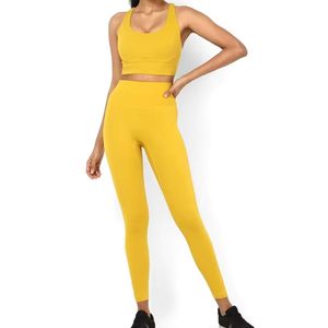 Conjunto de Yoga de Secado Rápido y Transpirable de Alta Calidad para Mujer, Cómodo, MOQ Bajo - Product Image 1