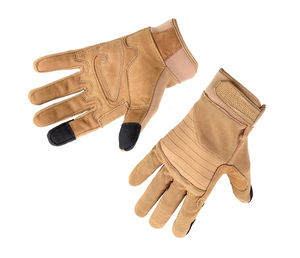 Gants de karting en cuir résistants aux coupures, aux perforations et à l'eau, confortables, à doigts entiers avec fermeture auto-agrippante - Product Image 5