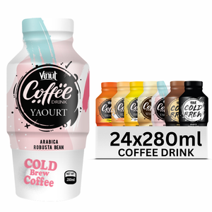 VINUT 280ml Cold Brew Coffee Non-GMO Dairy & Gluten-Free Robusta & Arabica Beans Muestra de fábrica de etiqueta privada - Product Image 2