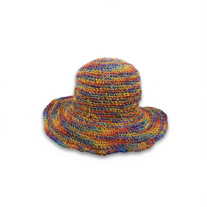 Chapeau promotionnel en chanvre tie-dye arc-en-ciel - Product Image 2